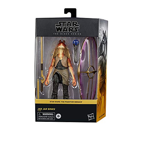 STAR WARS The Black Series Jar Jar Binks 6-Inch-Scale The Phantom Menace Collectible Deluxe Action Figure, Kids Ages 4 and Up