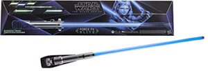 star wars the black series ahsoka tano force fx elite lightsaber with advanced leds and sound effects, adult collectible roleplay item
