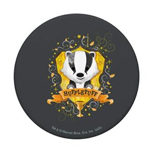 Harry Potter Watercolor Hufflepuff Crest PopSockets Swappable PopGrip