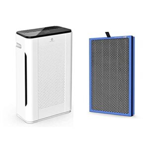 airthereal bundle | aph260 air purifier and 1-pack medical grade h13 true hepa spare replacement filter, pure morning
