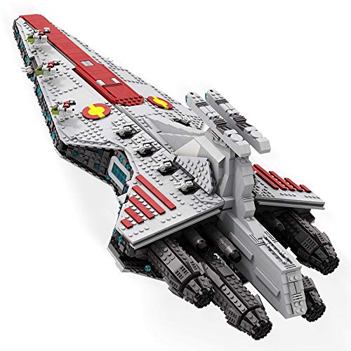 Venator-Class Republic Attack Cruiser Building Kit MOC Model Toys Building Tiles for Creative Open-Ended Play Building Blocks for Kids and Adult 2565 PCS