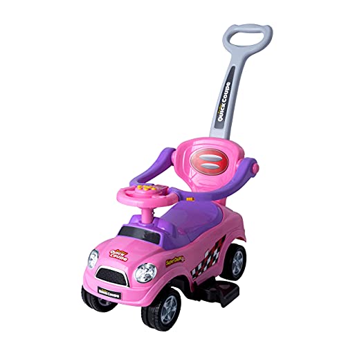 Freddo Toys Easy Wheel Ride on Car & Push Car for 2-6 Years (Pink)