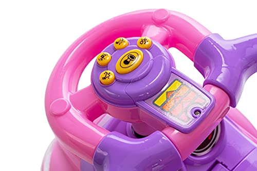 Freddo Toys Easy Wheel Ride on Car & Push Car for 2-6 Years (Pink)