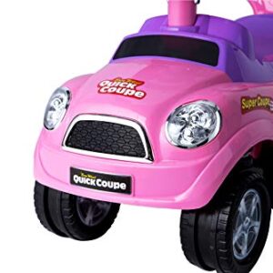 Freddo Toys Easy Wheel Ride on Car & Push Car for 2-6 Years (Pink)