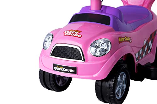 Freddo Toys Easy Wheel Ride on Car & Push Car for 2-6 Years (Pink)