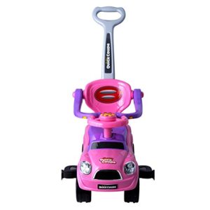 Freddo Toys Easy Wheel Ride on Car & Push Car for 2-6 Years (Pink)