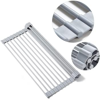 Inovare Designs Collapsible Dish Drying Rack & Drainboard Set - Ideal for RVs, Campers, Kitchens, Compact Spaces - Easy Storage & Cleaning - Kitchen Organizer & Storage Essential