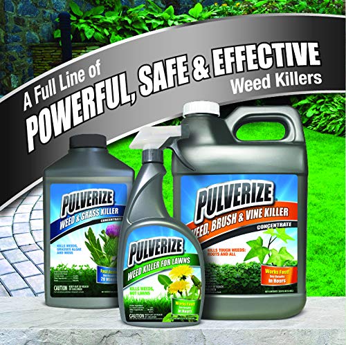 Pulverize PWBV-UT-128, Brush & Vine Ready to Use Weed Killer, Clear