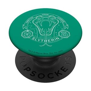 harry potter slytherin badge popsockets swappable popgrip