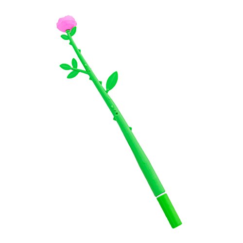 Opla3ofx Creative Flower Gel Ink Pen Cute Stationery School Office Supplies Kids Gift Fine point, Durable and Smoth to Write Green