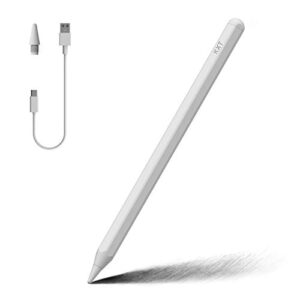 tilt sensitivity palm rejection stylus pen for apple ipad(2018 and after) 6/7/8/9/10 th generation/ipad pro 11 / pro 12.9 inch/air 3&4&5/mini 5&6, precise writing drawing digital ipad pencil