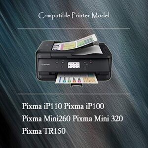 TG Imaging (8 Pack) Compatible Ink Cartridge 4xBlack 4xColor PGI-35 CLI-36 PGI35 CLI36 for use in PIXMA IP100B IP100 IP110 Mini260 Pixma Mini 320 Inkjet Printer