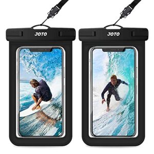 JOTO (2 Pack Universal Waterproof Pouch for iPhone 11 Pro Max, Galaxy S20 Note 10+ up to 6.9" Bundle with Water Shoes Quick-Dry Aqua Water Socks