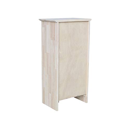 International Concepts Shaker Bookcase - 36" H,Unfinished