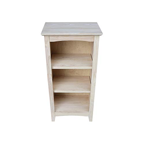 International Concepts Shaker Bookcase - 36" H,Unfinished