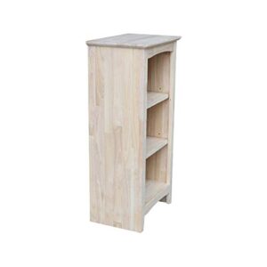 International Concepts Shaker Bookcase - 36" H,Unfinished