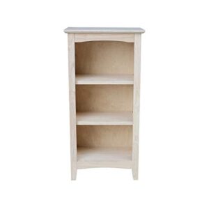 International Concepts Shaker Bookcase - 36" H,Unfinished