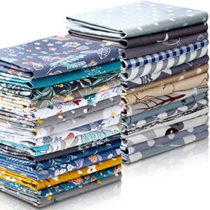 30 pieces 10 x 10 inches fabric printed bundle squares floral fabric patchwork sewing quilting bundles assorted pattern fabric for diy scrapbook craft making