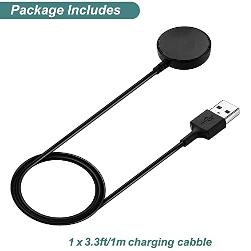 Charger for Samsung Galaxy Watch 4/4 Classic/3/Active 2/Acitve, Replacement USB Charging Cable Cord Dock Stand for Galaxy Watch 4/4 Classic/3/Active 2/Acitve