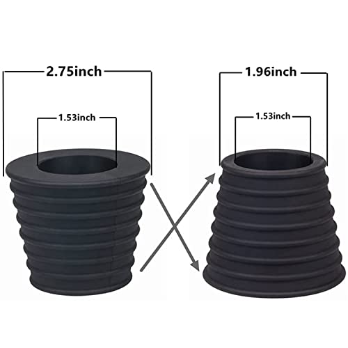 KECHIO Umbrella Cone Wedge and Table Umbrella Hole Ring and Cap Set for Outdoor Patio Umbrella, Umbrella Pole Diameter 1.5 Inch or Smaller