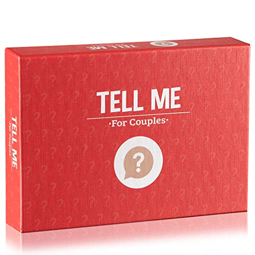 Tell Me for Couples - Relationship Card Game for Couples, Couples Games Date Night, Couple Card Games for Couples, Couple Games for Game Night, Couples Card Games - 110 Conversation Cards for Couples