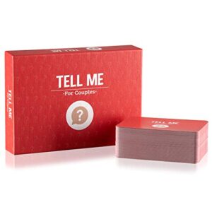 Tell Me for Couples - Relationship Card Game for Couples, Couples Games Date Night, Couple Card Games for Couples, Couple Games for Game Night, Couples Card Games - 110 Conversation Cards for Couples