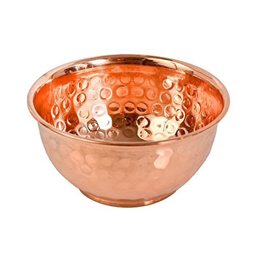 Plain Hammered Copper Offering Bowl for Altar Use, Rituals, Incense, Smudging, and Decoration 3 Inches