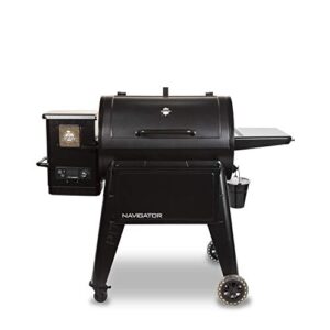 pit boss pb850g wood pellet w/fitted grill cover and folding front shelf included, 850 sq. inch, black