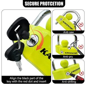 KAYCENTOP Universal Coupler Lock Trailer Ball Tow Hitch Lock Trailer Lock Adjustable Length Anti-Drilling Lock Fits 1-7/8 Inch 2 Inch 2-5/16 Inch Couplers