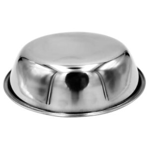 4 Pcs Stainless Steel Dog and Cat Food Dish/Bowls, Shallow Pet Dish, Extra Replacement Bowl -Metal Food and Water Dish, for Small Dogs and Cats,12oz (4 pcs)