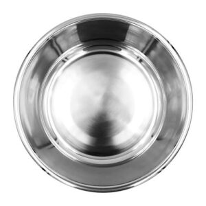 4 Pcs Stainless Steel Dog and Cat Food Dish/Bowls, Shallow Pet Dish, Extra Replacement Bowl -Metal Food and Water Dish, for Small Dogs and Cats,12oz (4 pcs)