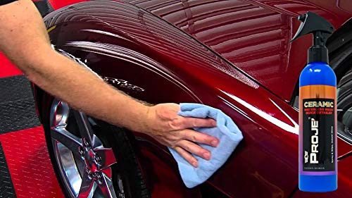 PROJE' Premium Car Care Show Shine - Waterless Wash & Quick Detailer - High Gloss Detail Spray - Enhances Shine of Top Coat Wax or Ceramic Coating - Safe On All Surfaces - 8 fl oz