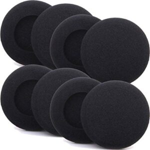 foam ear pad replacement cushions, headphone earphone headset disposable sponge covers (45mm - 1.8") 5 pairs