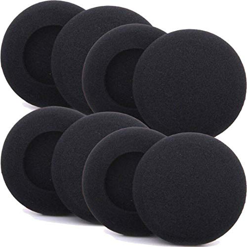 Foam Ear Pad Replacement Cushions, Headphone Earphone Headset Disposable Sponge Covers (45mm - 1.8") 5 Pairs