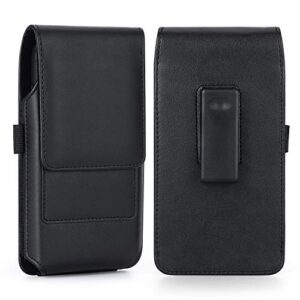 becplt phone holster compatible for iphone 14 pro max 13 pro max 12 pro max 11 pro max leather belt case 360 rotating pouch case holster belt clip case for iphone xs max 8 plus 7 plus 6s plus 6 plus