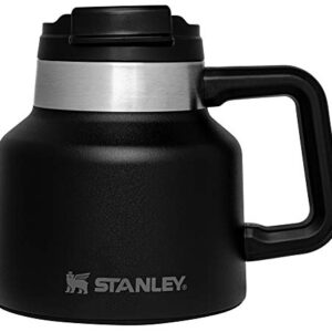Stanley 10-02873-038 The Tough-To-Tip Admiral's Mug Matte Black 20OZ / .59L