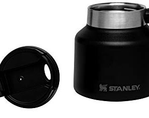 Stanley 10-02873-038 The Tough-To-Tip Admiral's Mug Matte Black 20OZ / .59L