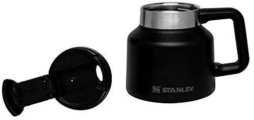 Stanley 10-02873-038 The Tough-To-Tip Admiral's Mug Matte Black 20OZ / .59L