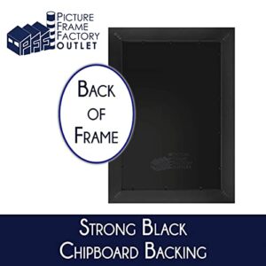 24x36 Picture Frame | 1.25" White MDF | Plexi Glass and Wire Hanging Hardware Included