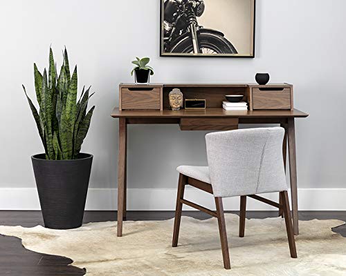 Sunpan Office Desk, Walnut (104825)