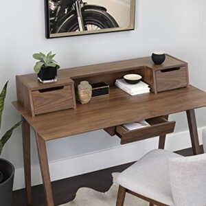 Sunpan Office Desk, Walnut (104825)