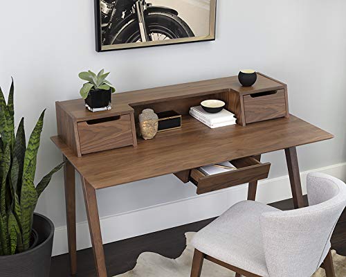 Sunpan Office Desk, Walnut (104825)