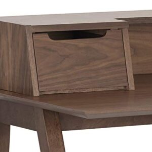 Sunpan Office Desk, Walnut (104825)