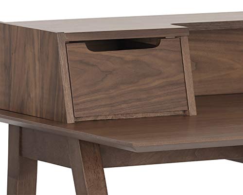 Sunpan Office Desk, Walnut (104825)