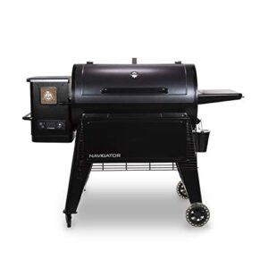 pit boss pb1150g pg1150g wood pellet grill w/cover and folding front shelf included, 1150 sq. inch, black