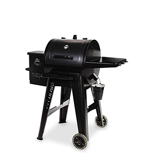 PIT BOSS PB550G Wood Pellet Grill with Cover and Folding Front Shelf Included, 550 sq. inch, Black