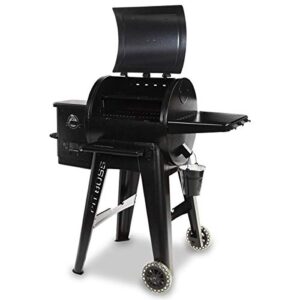 PIT BOSS PB550G Wood Pellet Grill with Cover and Folding Front Shelf Included, 550 sq. inch, Black