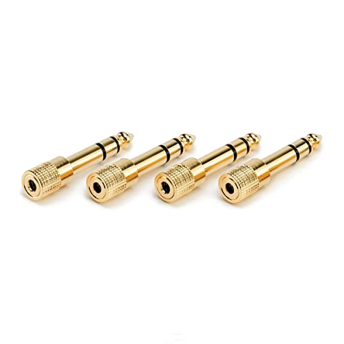 Rode HJA-4 3.5mm TRS to 1/4" Headphone Adapters, 4-Pack