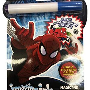 Imagine Ink Coloring Book Set for Superhero Kids - 3 Magic Ink Books Featuring Avengers, Spider Man, and Captain America