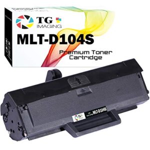 tg imaging compatible for toner cartridge mlt-d104s d104s 1-pack (1,500 pages) 104s for use in ml-1660 ml-1665 ml-1667 ml-1670 ml-1865w printer